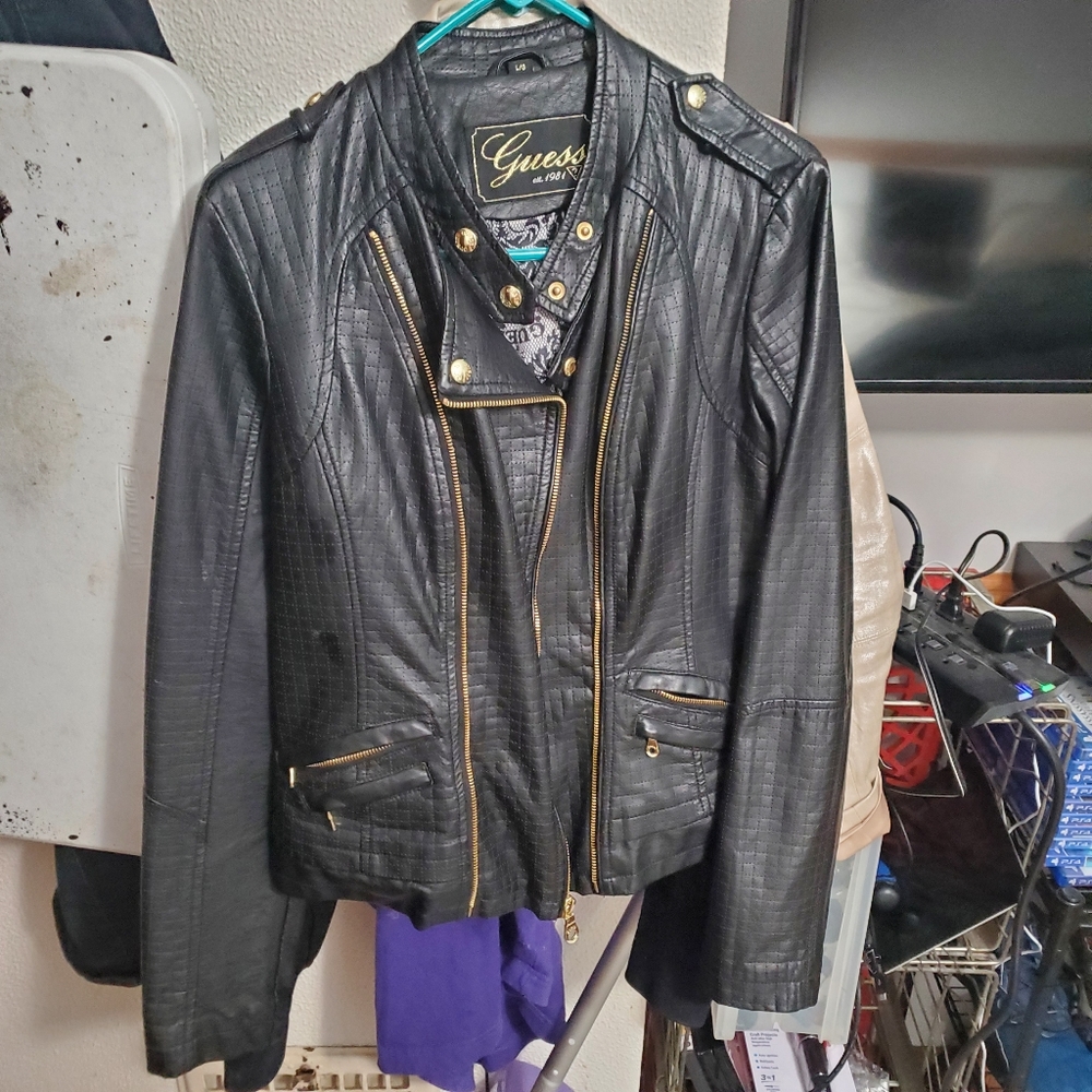 Guess leather jacket